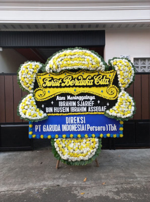 Papan Bunga Duka di Pancuran Bambu