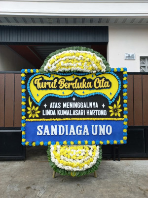 Papan Bunga Duka di Pancuran Bambu