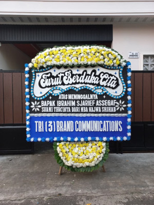 Papan Bunga Duka di Pancuran Bambu